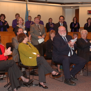 Supervisor Beall with Group