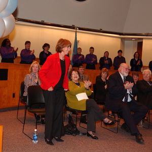 Liz Kniss with Group