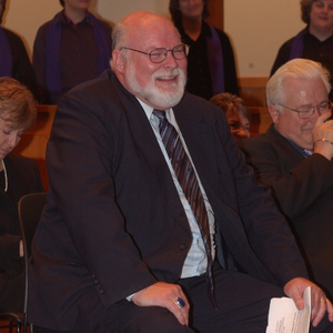 Jim Beall Laughing with Group