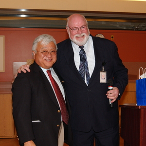 Jim Beall and Mike Honda at the Luncheon