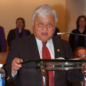 Mike Honda Giving a Speech